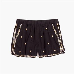 Madewell Embroidered Pull-On Shorts | Small